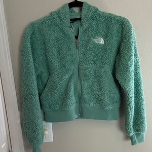The North Face Teal Sherpa Fleece